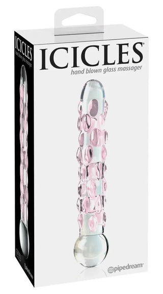 Icicles Glasdildo Med Prickar