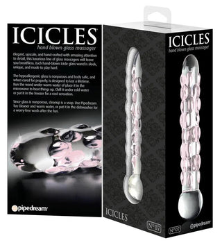 Icicles Glasdildo Med Prickar
