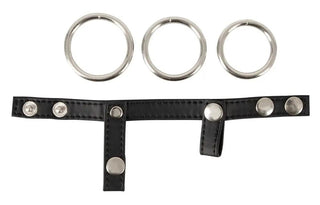 Leather Strap Justerbar Testinkelband