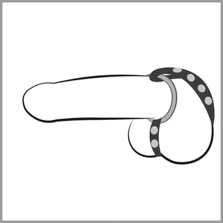 Leather Strap Justerbar Testinkelband