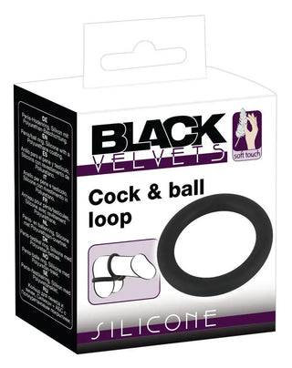 Black Velvet Penisring Flexibel