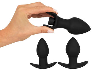 Black Velvets Buttplugset 3 Delad