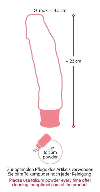 Nature Skin Realistisk Vibrator 23 Cm