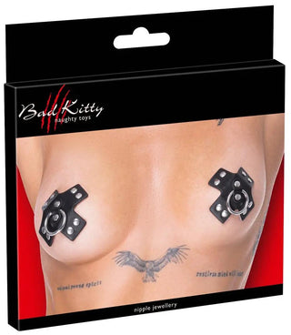 Nipple Stickers X-form Läderlook