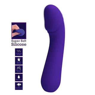 Cetus Vibrator Silikon Lila