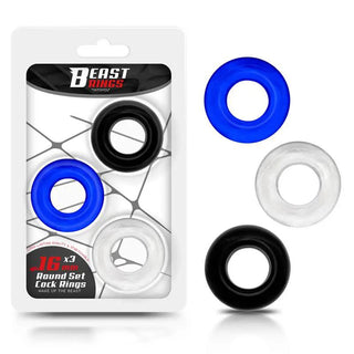 Beast Penisringar 3-pack