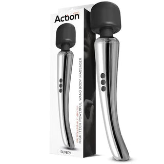 Action Silvery Wand Massager