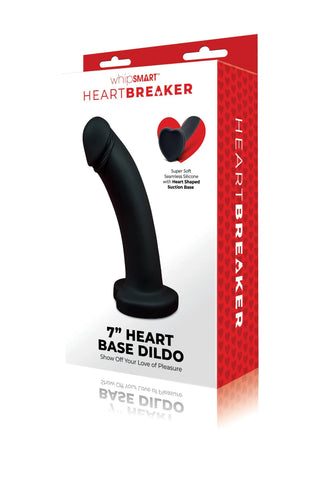 Silikondildo Hjärtbas 20 Cm