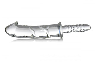 Master Series Glasdildo Ribbad