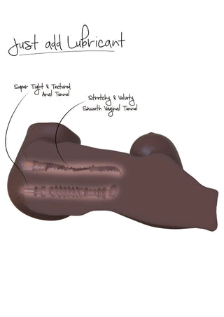 Ebony Torso Masturbator 2,5 kg