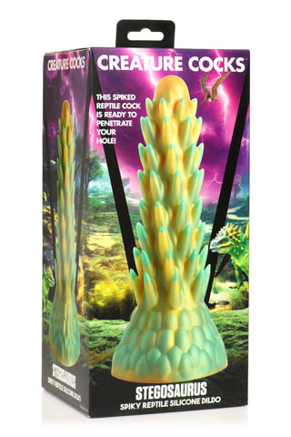 Stegosaurus Silikondildo Med Sugkopp