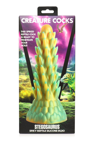 Stegosaurus Silikondildo Med Sugkopp