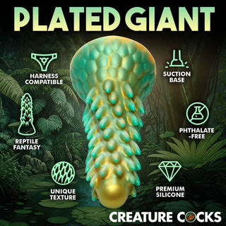 Stegosaurus Silikondildo Med Sugkopp
