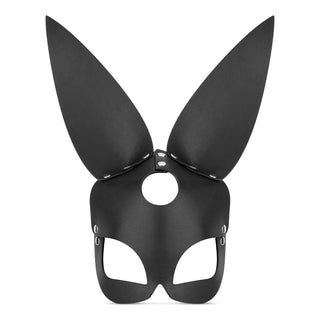 Svart Kaninmask I Konstläder
