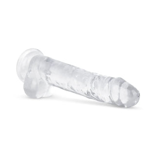 Transparent Jellydildo Med Pung 19 Cm