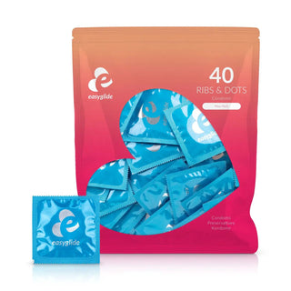 EasyGlide Kondom Räfflor Och Knottror