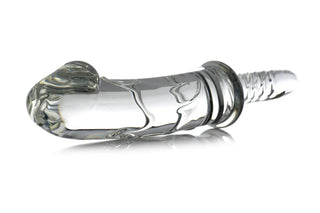 Master Series Glasdildo Ribbad