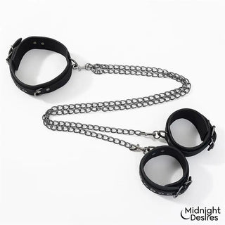 Midnight Desires Halsband Och Fotbojor