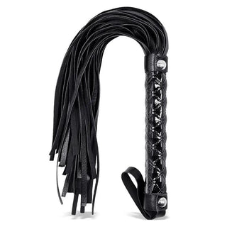 Black Sapphire Flogger Läderstrimmor