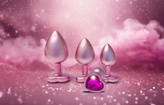 Pearl Pink Buttplugg Large