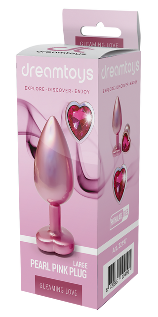 Pearl Pink Buttplugg Large