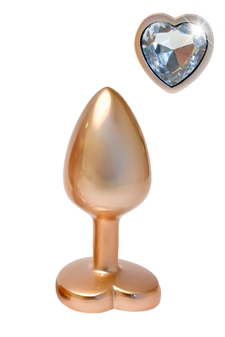Pärlguld Buttplugg Small