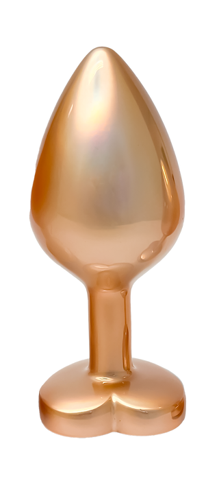 Pärlguld Buttplugg Medium
