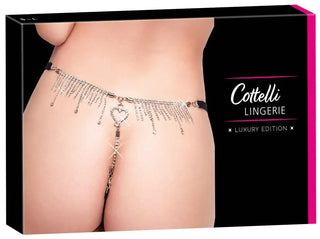 Cottelli String Med Spets Och Strass