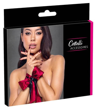 Cottelli Satin Halssjal Svart Röd