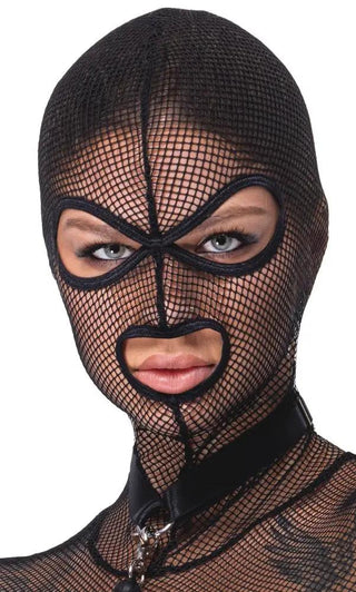 Bad Kitty Nätbody Med Helmask