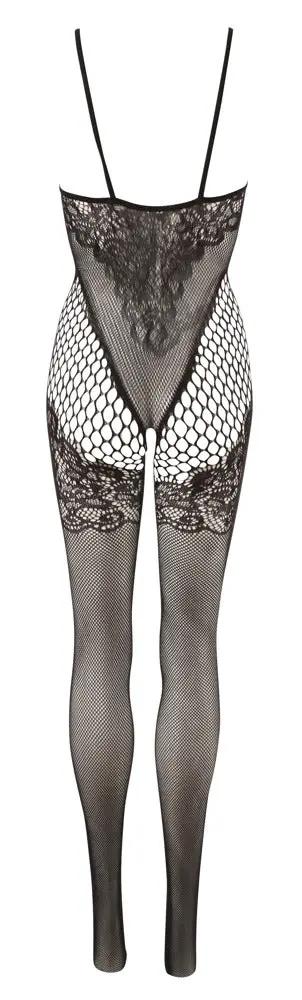 Catsuit Med Öppen Gren Och Strumpeband