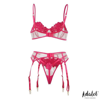 Adalet Underklädesset Fuchsia Spets
