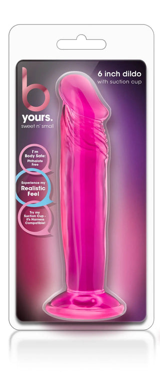 Sweet N Dildo Rosa Med Sugkopp