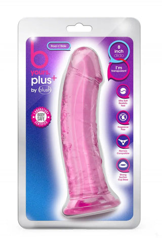 Roar N Ride Dildo Transparent Tpe