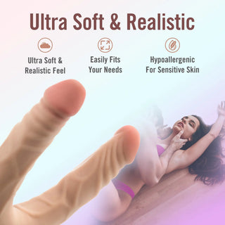 Dr Skin Posable Dubbeldildo 35 Cm