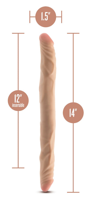 Dr Skin Posable Dubbeldildo 35 Cm