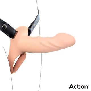 Action Strap-On Ihålig Dilda