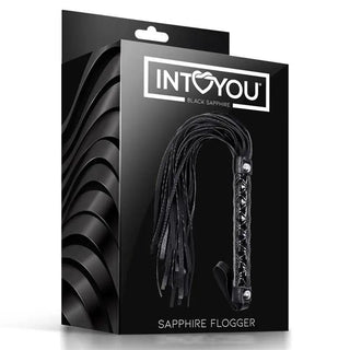 Black Sapphire Flogger Läderstrimmor