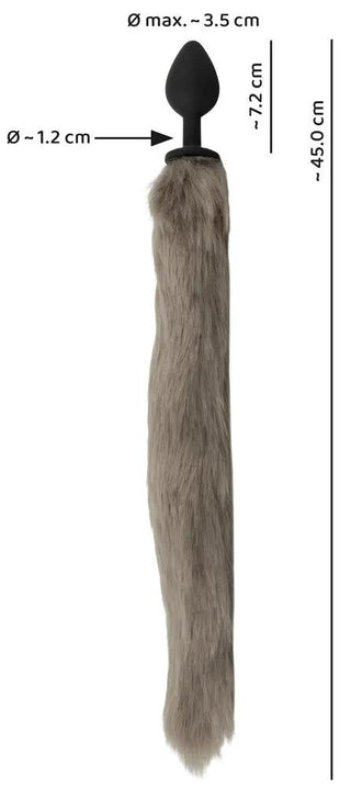Analplugg Med Fluffig Svans