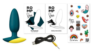 Romp Bass Vibrerande Analplugg