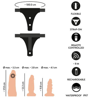 You2Toys Straponsett Med Vibrator
