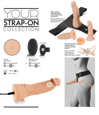 You2Toys Straponsett Med Vibrator