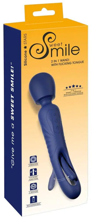 Sweet Smile 2in1 Wand Med Tunga