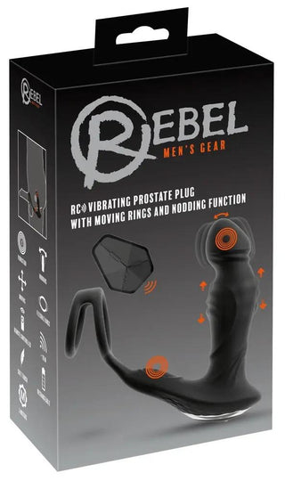 Rebel Prostatavibrator Med Ringar
