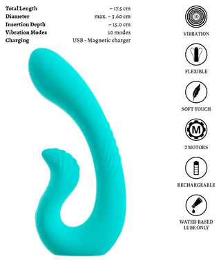 Beau Cœur Dubbelhuvudsvibrator