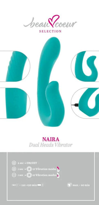 Beau Cœur Dubbelhuvudsvibrator