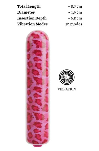 Beau Coeur Mini Vibrator Leopard