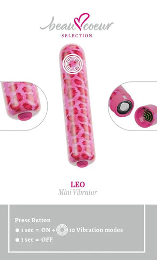 Beau Coeur Mini Vibrator Leopard
