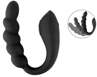 Black Velvets Dubbelvibrator Böjbar