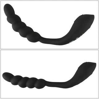 Black Velvets Dubbelvibrator Böjbar